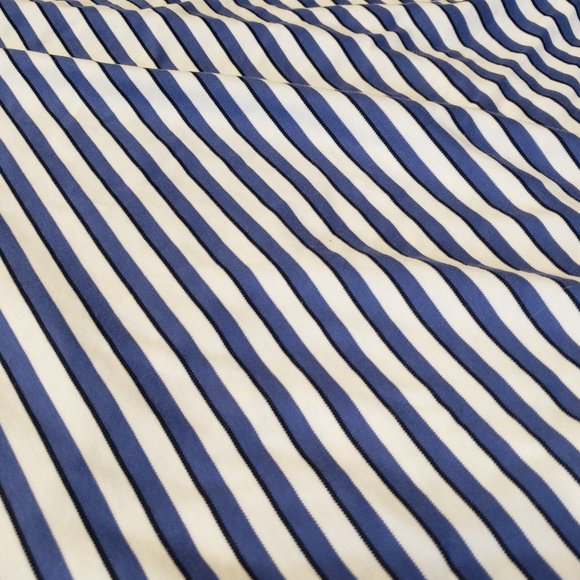 Polo Ralph Lauren L Blue Striped 3-button Polo with Navy Pony (Mens") - Picture 4 of 7